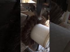 escova de rolos de cavalo personalizada para limpeza de processamento alimentar