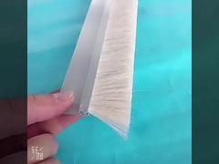 Lata industrial personalizada Escova de tiras de liga de alumínio