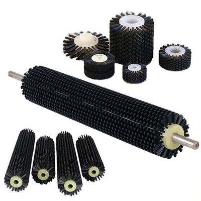 RITONG Custom Industrial Brushes Conveyor Cleaning Cylinder Brushes