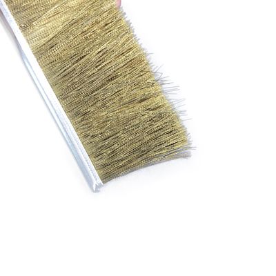 Stainless Steel Base Polypropylene Strip Brushes Metal Channel Strip Brushes Custom