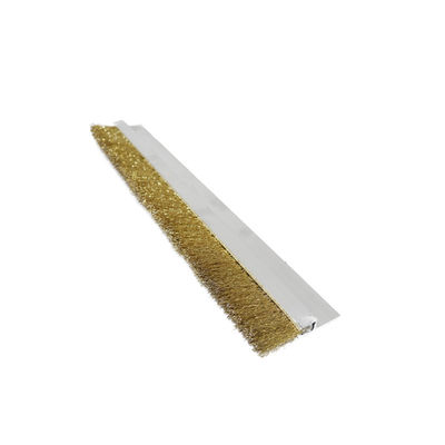 Stainless Steel Base Polypropylene Strip Brushes Metal Channel Strip Brushes Custom