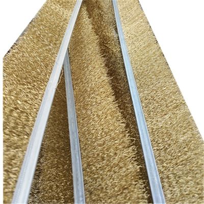 Stainless Steel Base Polypropylene Strip Brushes Metal Channel Strip Brushes Custom
