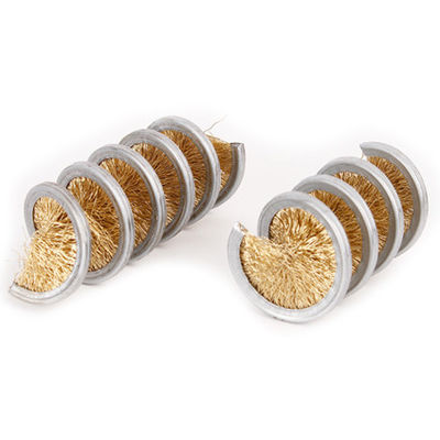 Coil Spiral Cleaning Brushes Steel Metal Brass Wire Inward