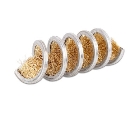 Coil Spiral Cleaning Brushes Steel Metal Brass Wire Inward