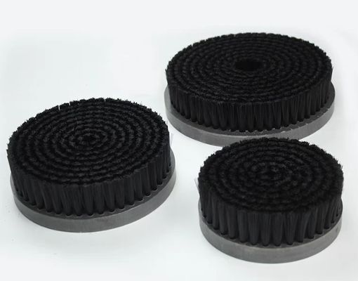 Custom Industrial Brushes Disc Nylon Wire Brush Dust Removal Disk Brushes For Cleaning