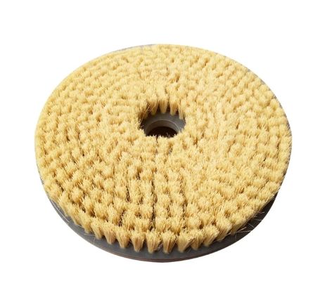 Custom Industrial Brush Abrasive Sisal Disc Brush Mexico Imported Sisal Polishing/Grinding Disk Brush