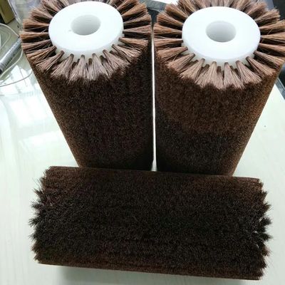 Cylindrical Horsehair Roller Brush For Polishing And Cleaning