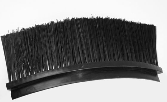 Industrial Custom Brush Strip Seal Brush Planted /Corrugated Wire Black Nylon Bristle Strip Brush