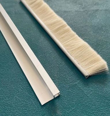 Industrial Custom Strip Brush Wool Bristle Brush Aluminum Alloy Bracket Strip Brush Cleaning Brush Strip